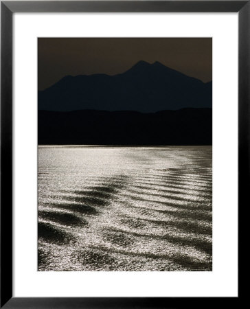 Sea With Highlands In Background, United Kingdom by Martin Moos Pricing Limited Edition Print image