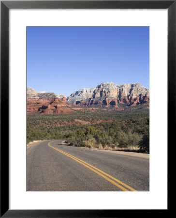 Road In Sedona Arizona, Usa by John Burcham Pricing Limited Edition Print image
