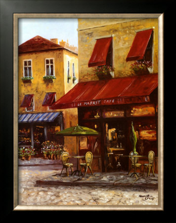 Le Market Cafe by Ronald Lewis Pricing Limited Edition Print image