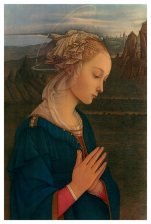 Vergine In Adorazione, C.1406-1469 by Fra Filippo Lippi Pricing Limited Edition Print image