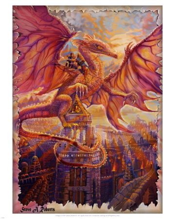 Dragon Riders by Steve Roberts Pricing Limited Edition Print image
