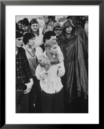 Hippies In Audience At Woodstock Music Festival by Bill Eppridge Pricing Limited Edition Print image