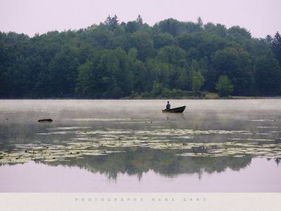 Mountain Lake Fisherman by Hank Gans Pricing Limited Edition Print image