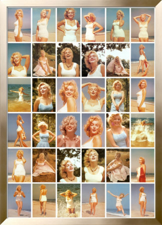 Marilyn Postcard Montage by Sam Shaw Pricing Limited Edition Print image