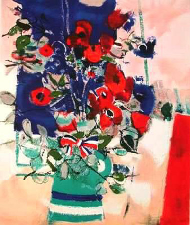 Bouquet Tricolore by Michel Rodde Pricing Limited Edition Print image