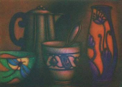 Bols Et Theiere by Laurent Schkolnyk Pricing Limited Edition Print image