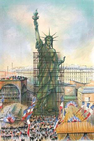 Paris, Inauguration De La Statue De La Liberte by Rolf Rafflewski Pricing Limited Edition Print image