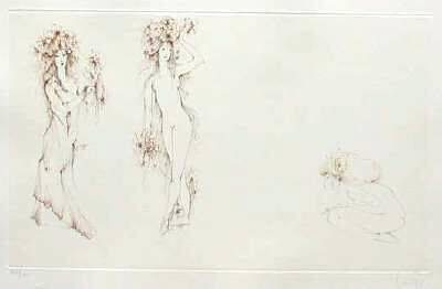 Variations Ix by Leonor Fini Pricing Limited Edition Print image