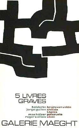 Cinq Livres Graves by Eduardo Chillida Pricing Limited Edition Print image