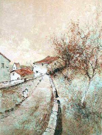 Le Village by Franois Dizarny Pricing Limited Edition Print image