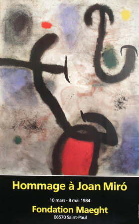Homage A Joan Miro by Joan Miró Pricing Limited Edition Print image