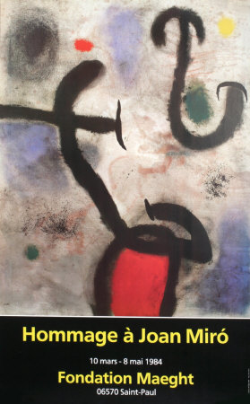 Homage A Joan Miro by Joan Miro Pricing Limited Edition Print image