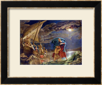 Peter Walks On Water, 1806 by Philipp Otto Runge Pricing Limited Edition Print image