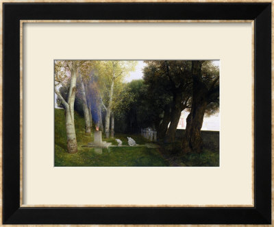 Sacred Grove, 1886 by Arnold Bocklin Pricing Limited Edition Print image