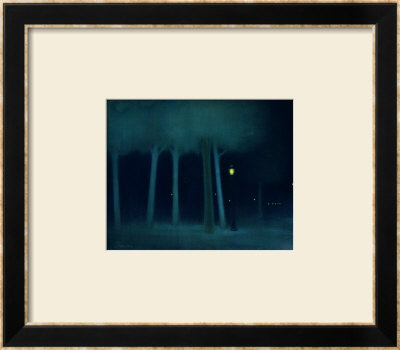 A Park At Night, Circa 1892-95 by Jozsef Rippl-Ronai Pricing Limited Edition Print image