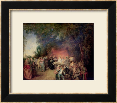 The Marriage Contract, Circa 1712-13 by Jean Antoine Watteau Pricing Limited Edition Print image