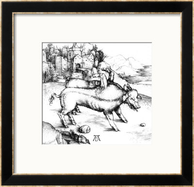 Monstrous Pig by Albrecht Dürer Pricing Limited Edition Print image