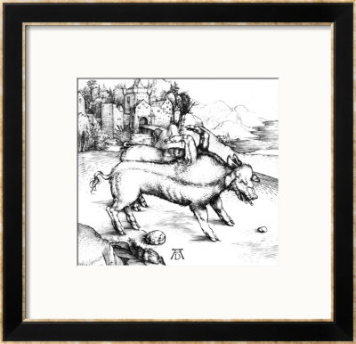 Monstrous Pig by Albrecht Durer Pricing Limited Edition Print image
