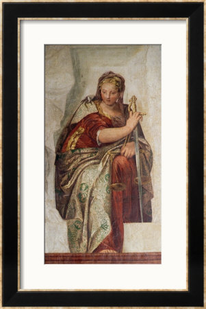 Justice, From The Walls Of The Sacristy by Paolo Veronese Pricing Limited Edition Print image