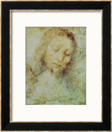 Head Of Christ by Leonardo Da Vinci Pricing Limited Edition Print image