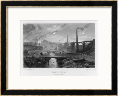 Ironworks At Nant-Y-Glo Wales by Henry Gastineau Pricing Limited Edition Print image