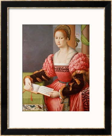 Portrait Of A Lady by Francesco Ubertini Bacchiacca Pricing Limited Edition Print image