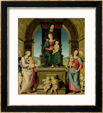 The Family Of St. Anne, Circa 1507 by Pietro Perugino Pricing Limited Edition Print image