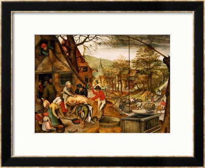 Allegory Of Autumn by Pieter Brueghel The Younger Pricing Limited Edition Print image