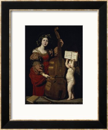 Saint Cecilia by Domenichino Pricing Limited Edition Print image
