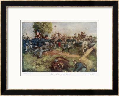 Battle Of Gettysburg by C.D. Graves Pricing Limited Edition Print image