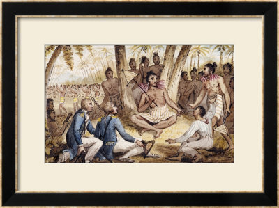 One Of Thirteen Prints From The Voyages Of Captain Cook by Robert Isaak Cruikshank Pricing Limited Edition Print image