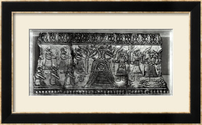 Plaque Depicting The Birth Of Ahura-Mazda And Ahriman, From Luristan, Western Iran, 799-600 Bc by Neo-Elamite Period Pricing Limited Edition Print image
