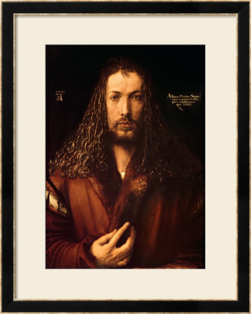 Self Portrait At The Age Of Twenty-Eight, 1500 by Albrecht Durer Pricing Limited Edition Print image