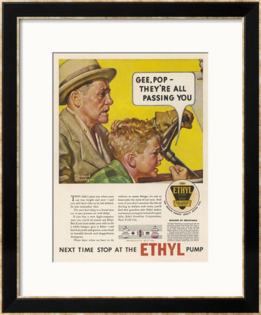 Ethyl Motor Fuel, Helps To Make Your Old Car Last Longer by Frederic Stanley Pricing Limited Edition Print image