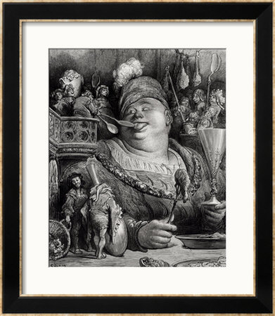 Pantagruel's Meal, From Pantagruel By Francois Rabelais by Gustave Doré Pricing Limited Edition Print image