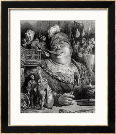 Pantagruel's Meal, From Pantagruel By Francois Rabelais by Gustave Dore Pricing Limited Edition Print image