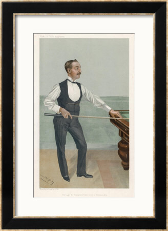 H.W. Stevenson A Leading British Player Of His Day Who Won His First Billiards Championship In 1901 by Spy (Leslie M. Ward) Pricing Limited Edition Print image