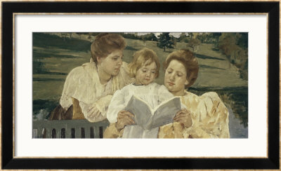 Family Group Reading by Mary Cassatt Pricing Limited Edition Print image