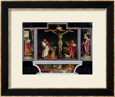 The Isenheim Altarpiece, Circa 1512-15 by Matthias Grunewald Pricing Limited Edition Print image