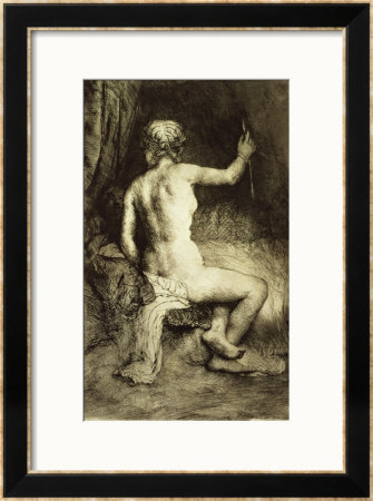 Woman With An Arrow by Rembrandt Van Rijn Pricing Limited Edition Print image