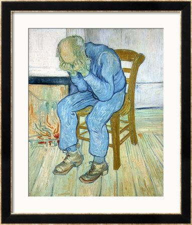 Old Man In Sorrow, 1890 by Vincent Van Gogh Pricing Limited Edition Print image