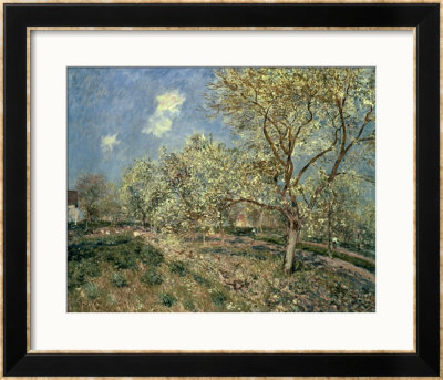 Springtime At Veneux, 1880 by Alfred Sisley Pricing Limited Edition Print image