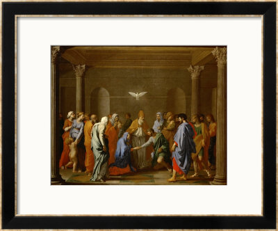 Marriage, From The Series Of The Seven Sacraments, Before 1642 by Nicolas Poussin Pricing Limited Edition Print image