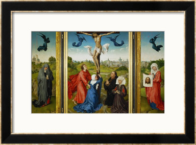 Altar Of The Crucifixion, Circa 1440 by Rogier Van Der Weyden Pricing Limited Edition Print image