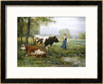 The Milkmaid by Julien Dupre Pricing Limited Edition Print image