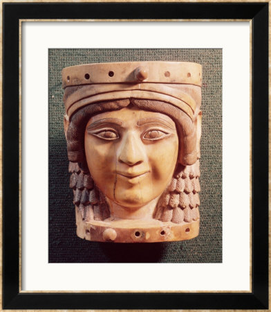 Head Of A Woman, Called The Lady Of The Well Or The Mona Lisa Of Nimrud by Mesopotamian Pricing Limited Edition Print image