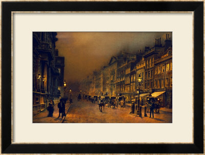 St James's Street by John Atkinson Grimshaw Pricing Limited Edition Print image