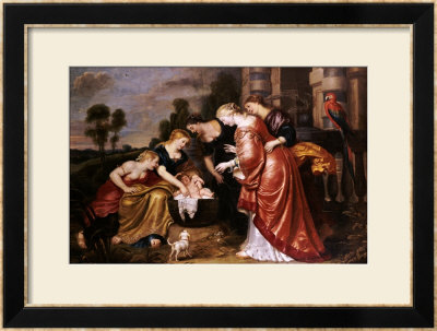 The Finding Of Moses by Cornelis De Vos Pricing Limited Edition Print image