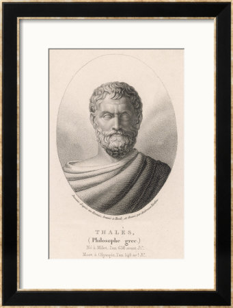 Thales Of Miletus Greek Philosopher And Scientist by Ambroise Tardieu Pricing Limited Edition Print image