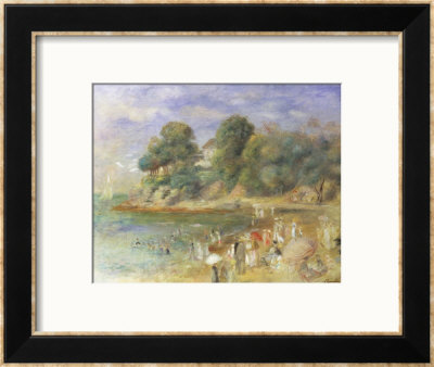The Beach At Pornic by Pierre-Auguste Renoir Pricing Limited Edition Print image